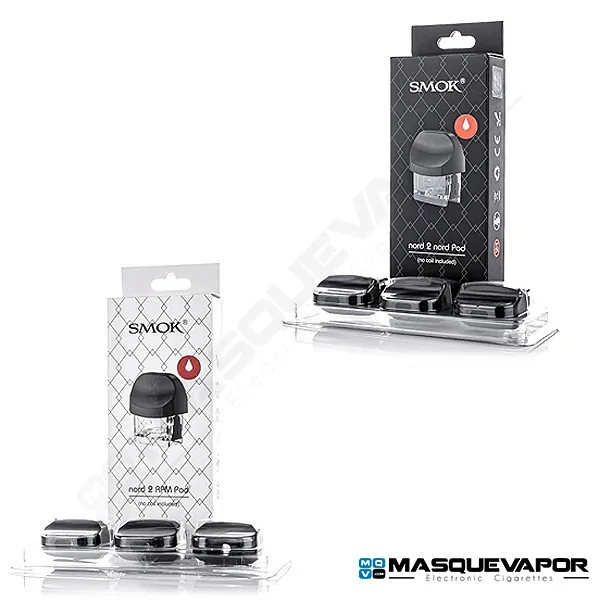 3 X CARTUCHOS REEMPLAZO NORD 2 SMOK 2ML