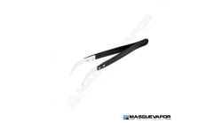 CERAMIC TWEEZERS CURVE BLACK