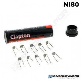 CLAPTON NI80 26/38GA 0.53OHM PACK 10 COILS FUMYTECH VAPE