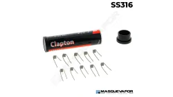 CLAPTON SS316 26/34GA 0.40OHM PACK 10 COILS FUMYTECH