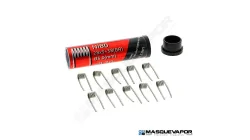 TRIPLE FUSED CLAPTON NI80 28x3/38GA 0.30OHM PACK 10 COILS FUMYTECH