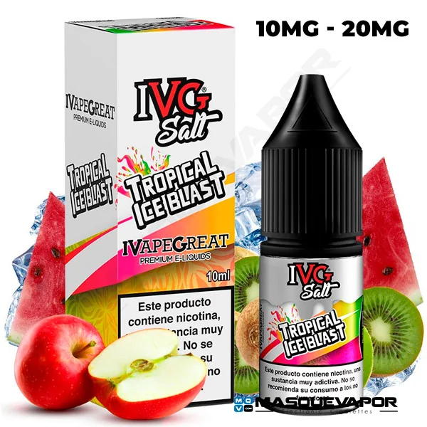 TROPICAL ICE BLAST IVG JUICY SALT 10ML