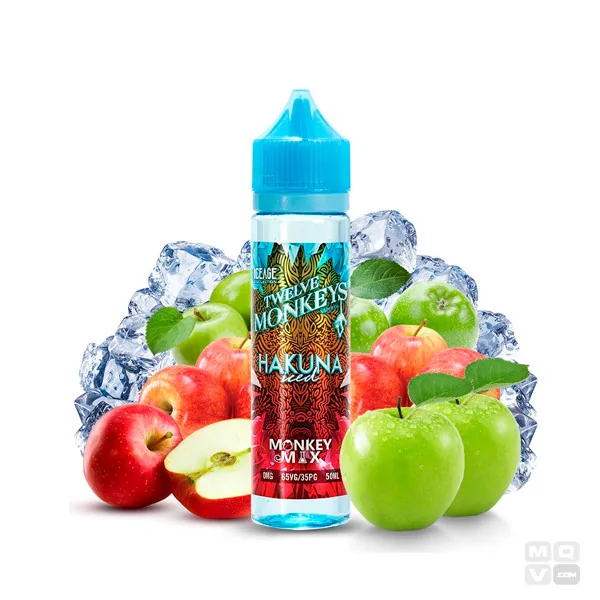 HAKUNA ICED TWELVE MONKEYS TPD 50ML 0MG