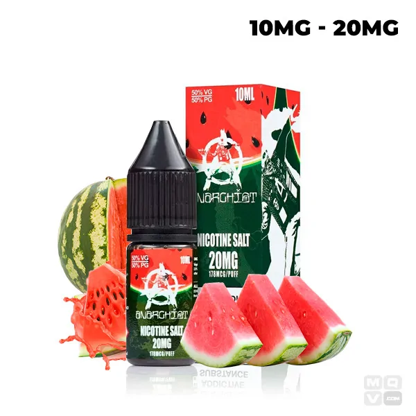 WATERMELON ANARCHIST NIC SALTS 10ML
