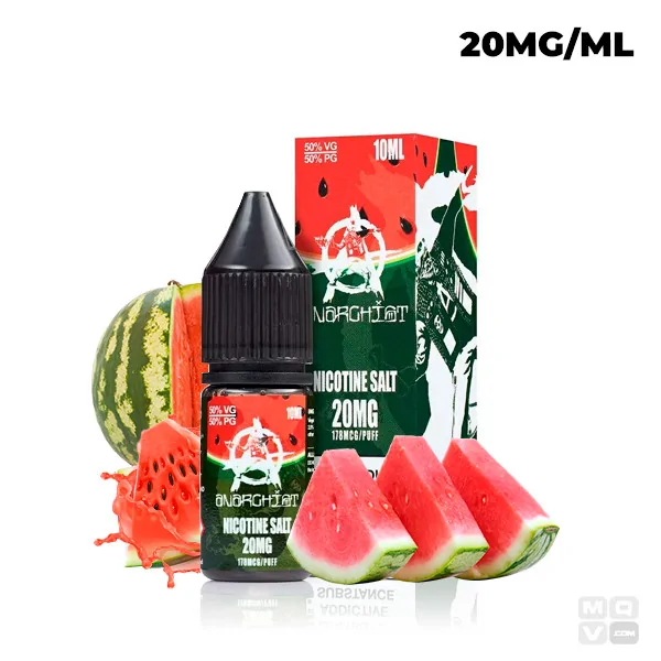 WATERMELON ANARCHIST NIC SALTS 10ML