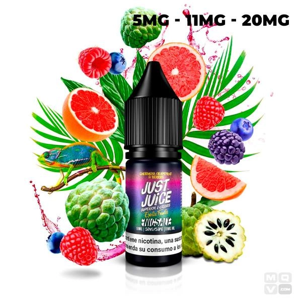 CHERIMOYA GRAPERFRUIT & BERRIES NIC SALT JUST JUICE EXOTIC 10ML