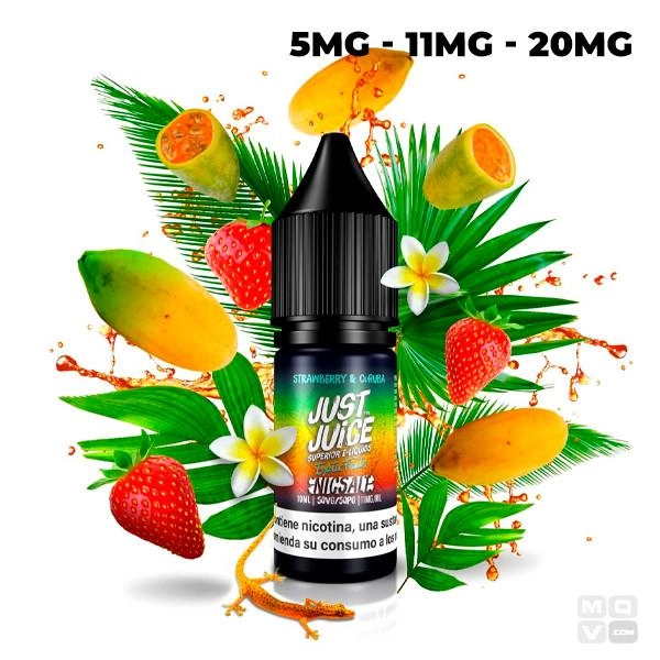 STRAWBERRY & CURUBA NIC SALT JUST JUICE EXOTIC 10ML