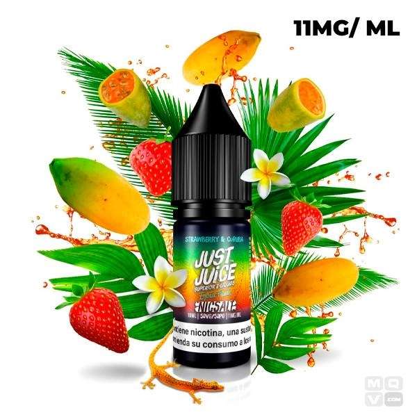 STRAWBERRY & CURUBA NIC SALT JUST JUICE EXOTIC 10ML