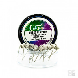 FUSED CLAPTON NI80 COILAND PACK 10 COILS