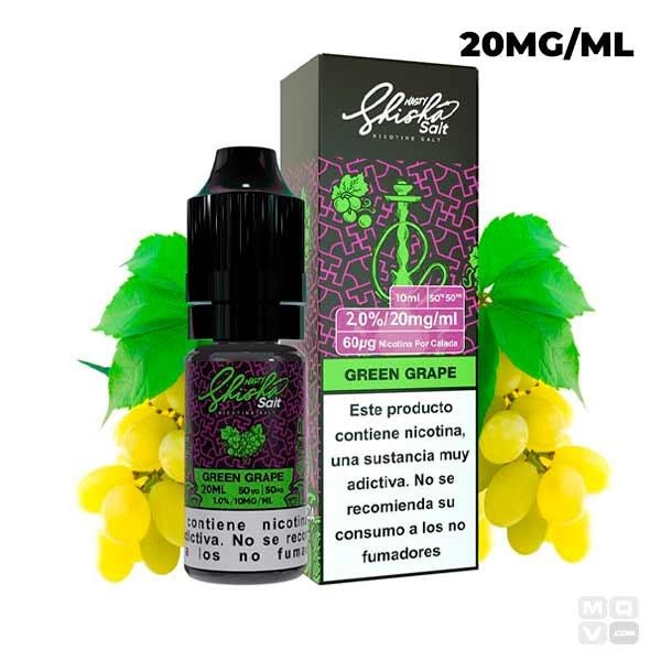 GREEN GRAPE NASTY JUICE SHISHA SALT 10ML