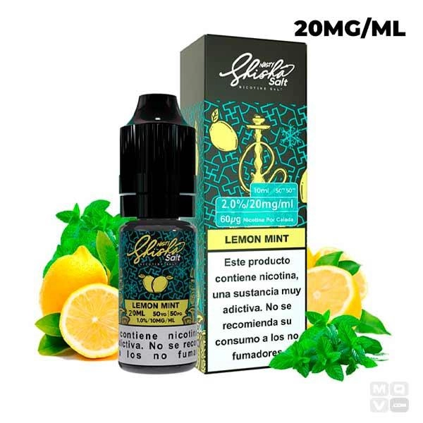 LEMON MINT NASTY JUICE SHISHA SALT 10ML