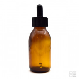 100ML GLASS AMBER BOTTLE WITH BIG DROPPER