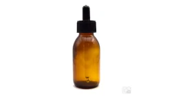 100ML GLASS AMBER BOTTLE WITH BIG DROPPER