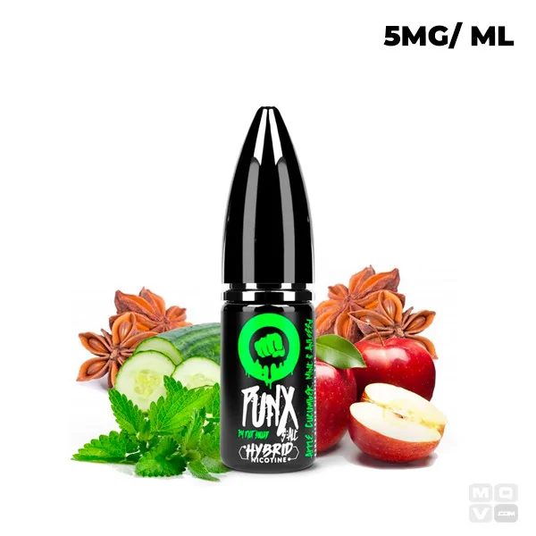 APPLE CUCUMBER MINT & ANISEED NIC SALT PUNX RIOT SQUAD