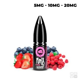 STRAWBERRY RASPBERRY & BLUEBERRY NIC SALT PUNX RIOT SQUAD VAPE