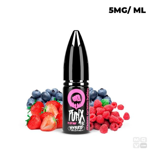 STRAWBERRY RASPBERRY & BLUEBERRY NIC SALT PUNX RIOT SQUAD