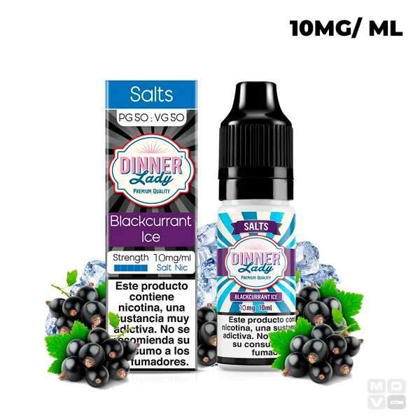 BLACKURRANT ICE NIC SALT DINNER LADY 10ML