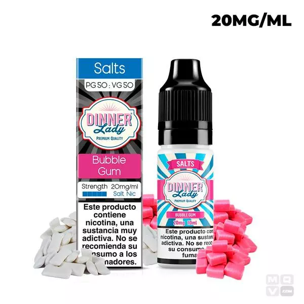 BUBBLE TROUBLE NIC SALT DINNER LADY TPD 10ML 20MG