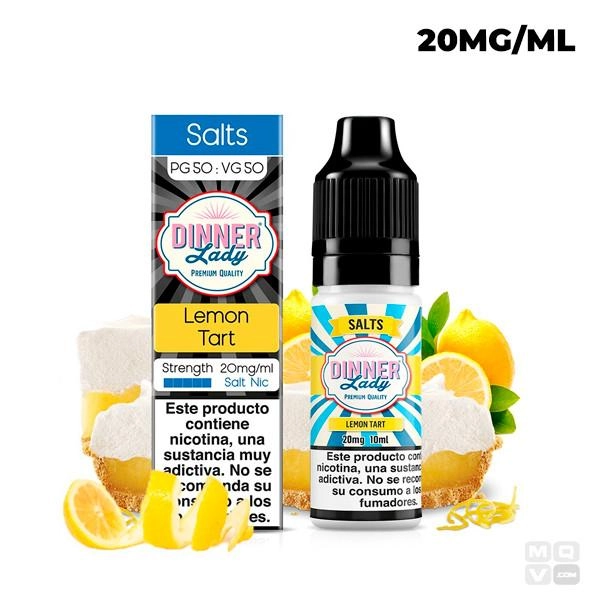 LEMON TART NIC SALT DINNER LADY TPD 10ML