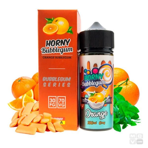 ORANGE BUBBLEGUM HORNY FLAVA 100ML