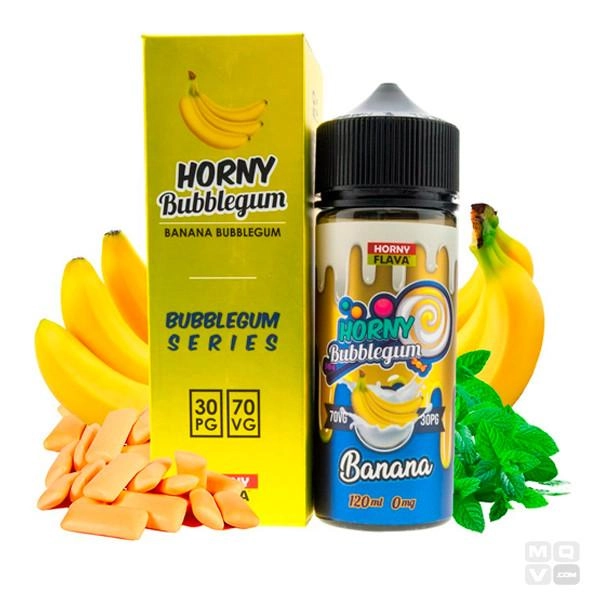 BANANA BUBBLEGUM HORNY FLAVA 100ML