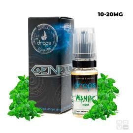 MANIAC MINT DROPS SALT ELIQUIDS 10ML VAPE