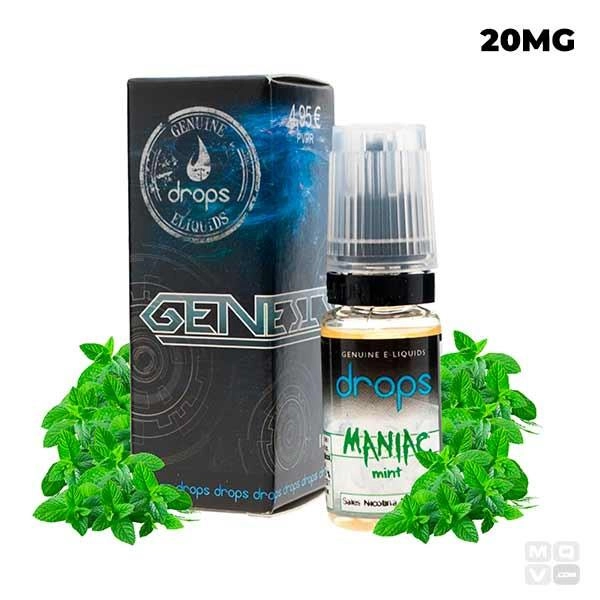 MANIAC MINT DROPS SALT ELIQUIDS 10ML