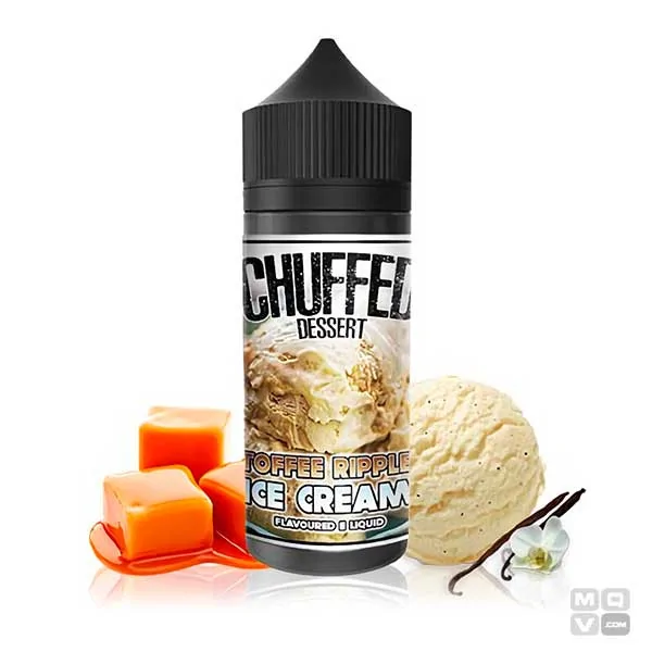 TOFFEE RIPPLE ICE CREAM CHUFFED ELIQUIDS 100ML