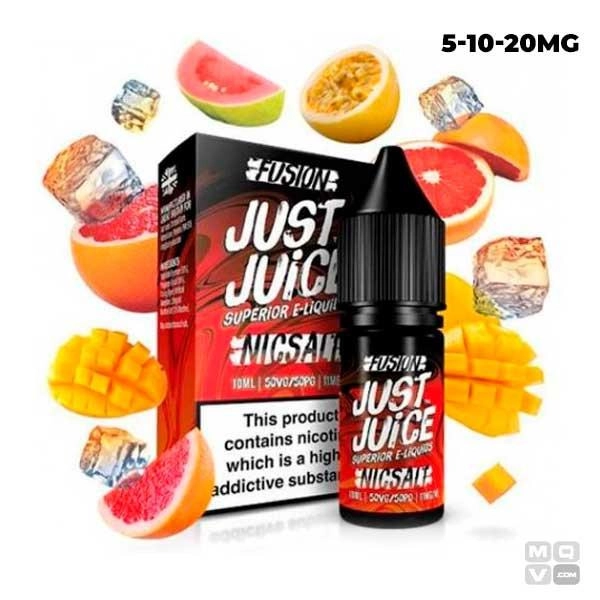 FUSION BLOOD ORANGE MANGO ON ICE JUST JUICE SALT 10MG