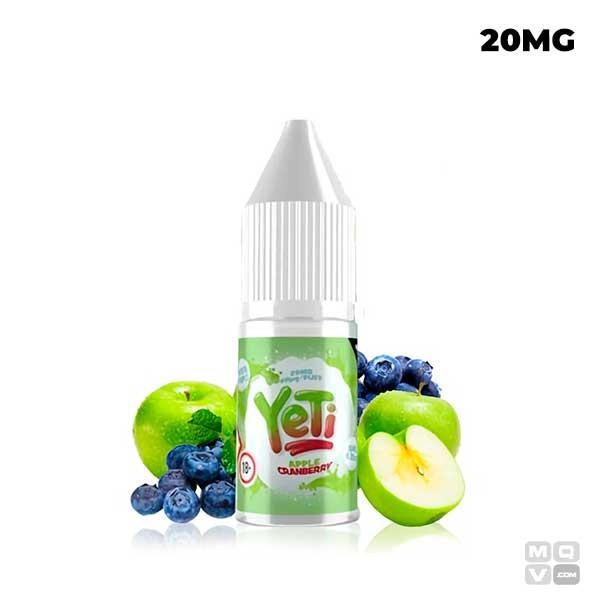 APPLE AND CRANBERRY ICE YETI SALT 10ML