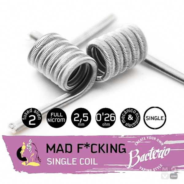 MAD F*CKING SINGLE 0,26OHM BACTERIO COILS