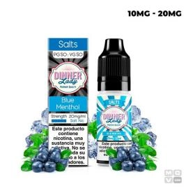 BLUE MENTHOL NIC SALT DINNER LADY 10ML VAPE