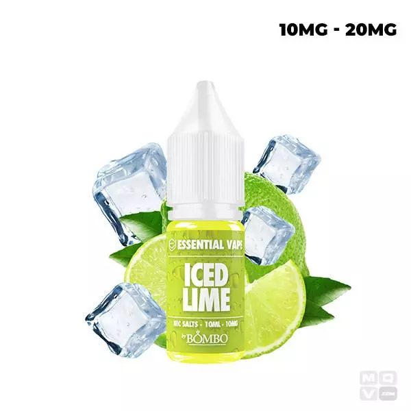 ICED LIME ESSENTIAL VAPE BOMBO SALT 10ML