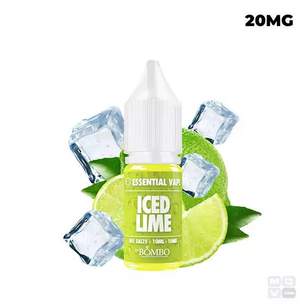 ICED LIME ESSENTIAL VAPE BOMBO SALT 10ML