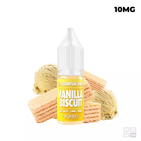 VANILLA BISCUIT ESSENTIAL VAPE BOMBO SALT 10ML