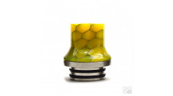 DRIP TIP 810 WHISTLE LONG HONEY COMB SILVER BASE