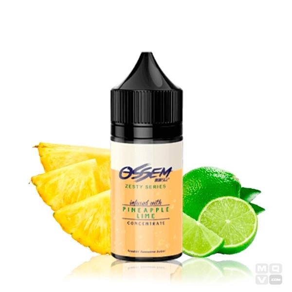 ZESTY SERIES OSSEM LIQUIDS PINEAPPLE LIME CONCENTRATE 30ML