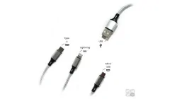 CABLE USB 2A 3 EN 1