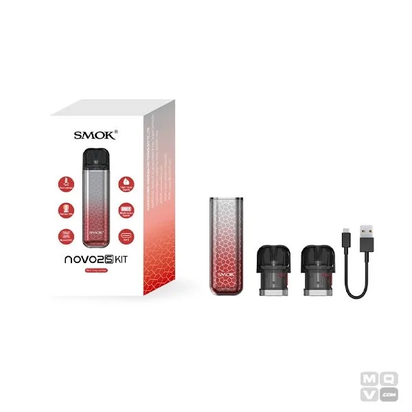 NOVO 2 POD SMOK RED CARBON