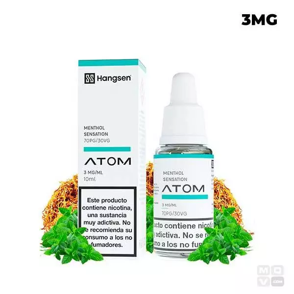 ELIQUID HANGSEN ATOM MENTHOL SENSATION 10ML