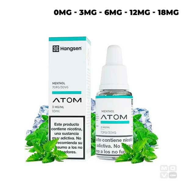 ELIQUID HANGSEN ATOM MENTHOL 10ML