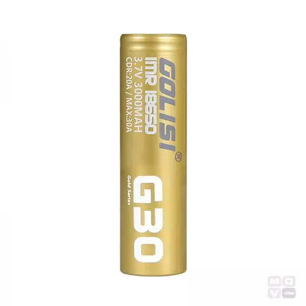 BATERIA GOLISI G30 IMR 18650 3000 MAH