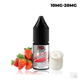 NICOTINE SALTS IVG STRAWBERRY JAM YOGHURT 10ML VAPE