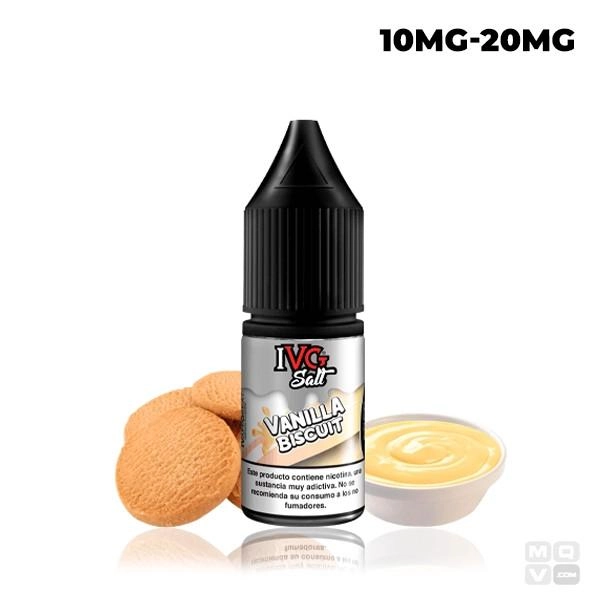 NICOTINE SALTS IVG VANILLA BISCUIT 10ML