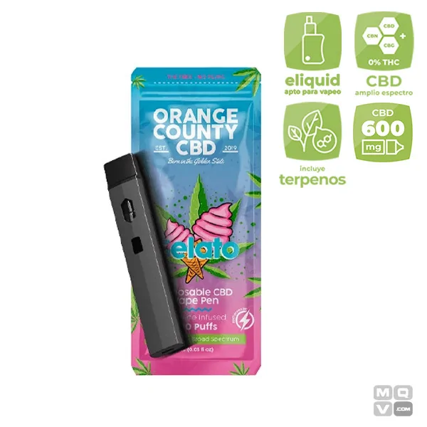 POD DESECHABLE ORANGE COUNTY GELATO