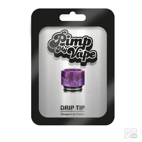 DRIP TIP 810 SHORT HONEYCOMB GOLD PIMP MY VAPE