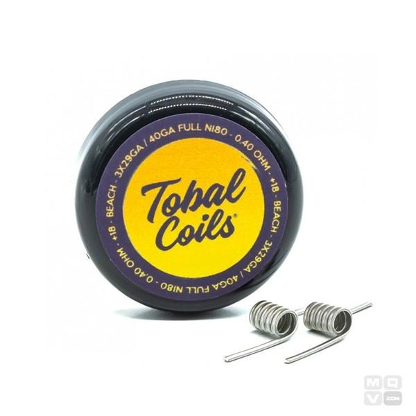 HANDMADE COIL TOBAL COILS BEACH 0.4 OHM OHM VAPE