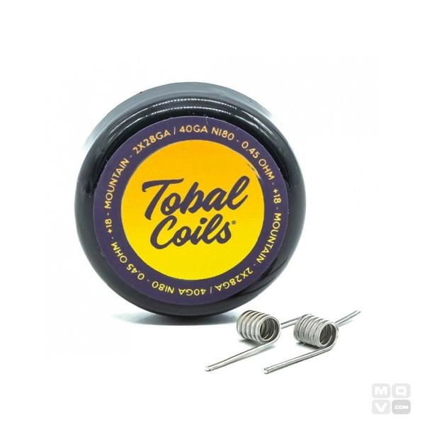 HANDMADE COIL TOBAL COILS MOUNTAIN 0.45 OHM OHM VAPE