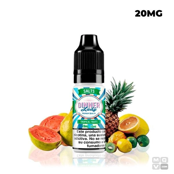 NICOTINE SALTS DINNER LADY TROPICAL FRUITS 10ML VAPE