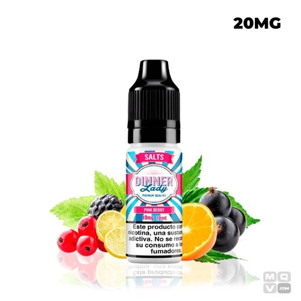 NICOTINE SALTS DINNER LADY PINK BERRY 10ML VAPE